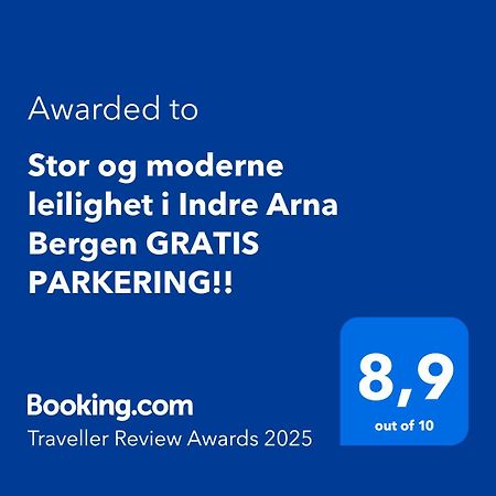 Stor Og Moderne Leilighet I Indre Arna Bergen Gratis Parkering!! Exterior photo